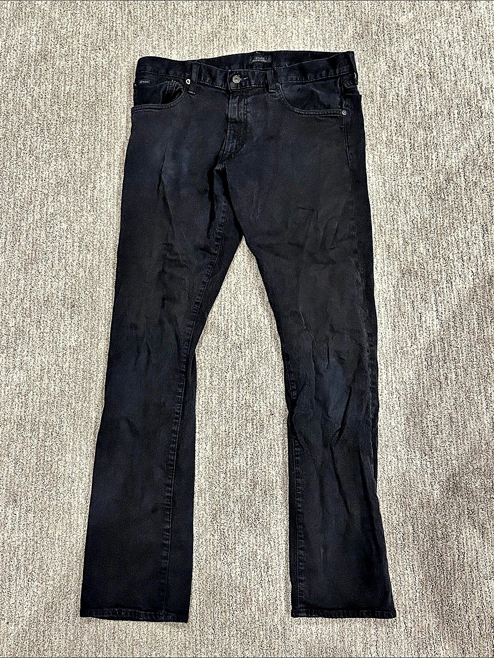 Polo Ralph Lauren Sullivan Slim Stretch Jean Black Jeans Waist 34